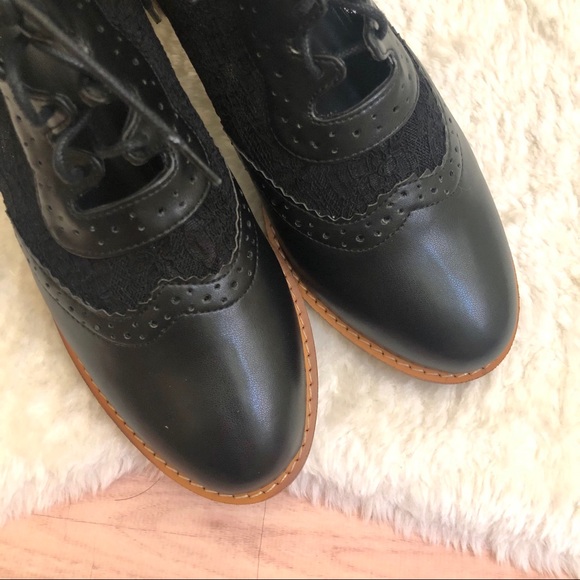 SOLD❤️ Size 9.5 Lace PU Casual Oxford Shoes - Picture 8 of 11